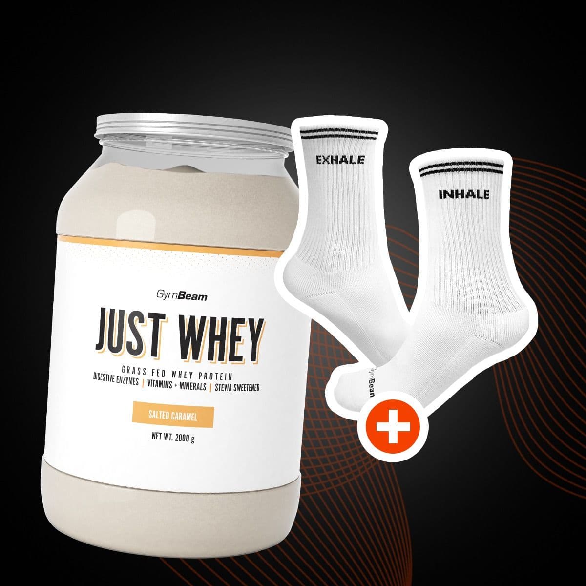 GymBeam Just Whey Gourmet vanille 2000 g