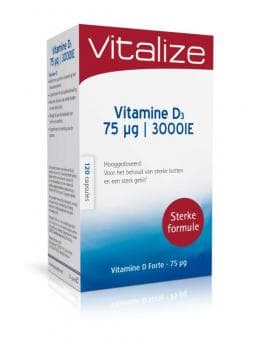 Vitalize Vitamine D Forte 75 µg 120 capsules