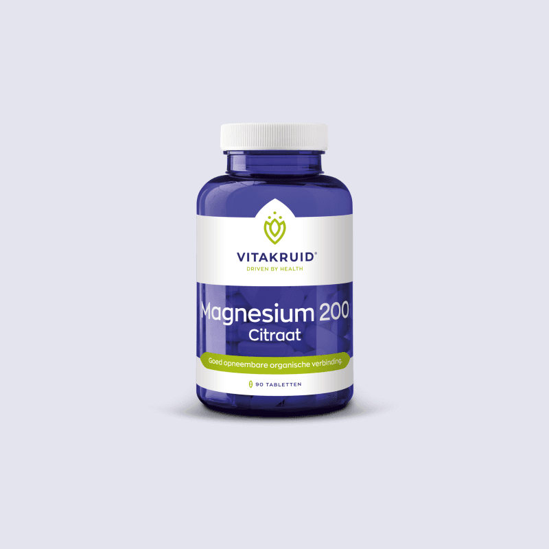 Vitakruid Magnesium 200 Citraat 90 tabletten