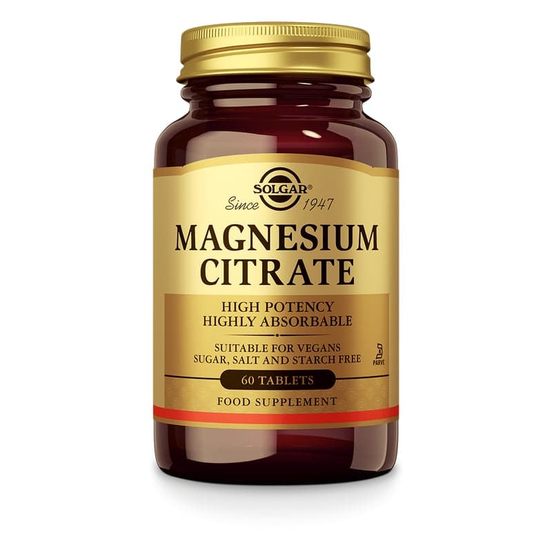 Solgar Magnesium Citrate 200 mg 120 tabletten