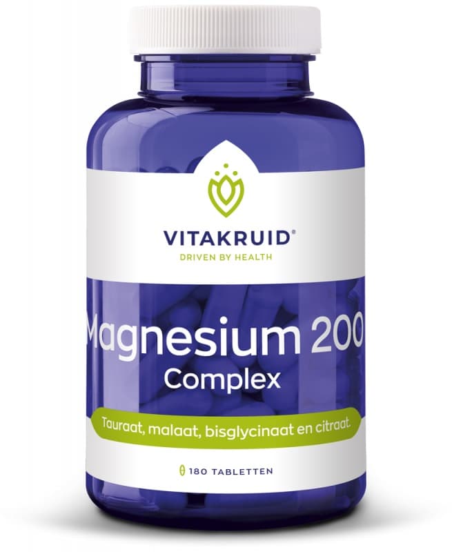 Vitakruid Magnesium 200 Complex 180 tabletten